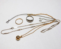 １８金とプラチナ８５０の買取実績