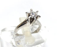 指輪プラチナ９００立爪ダイヤ０.３６ｃｔ買取