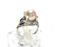 プラチナ９００指輪&nbsp;パール付き買取