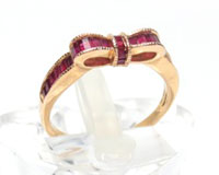ルビー付き金の指輪買取