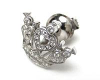 １８金ホワイトゴールド タイピン ダイヤ０.２３ｃｔ付き買取