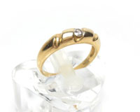 ダイヤモンド付き１８金指輪の買取