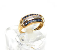 ダイヤ&サファイヤ付き１８金指輪の買取