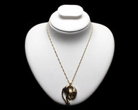 サファイヤ&ダイヤ付き１８金ネックレスの買取