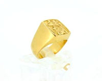 １８金印台指輪の買取