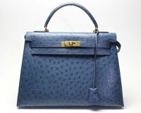 エルメス&nbsp;ケリー３２&nbsp;オーストリッチＷ刻印の買取