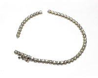 ちぎれた１８金ホワイトゴールドブレスレットの買取