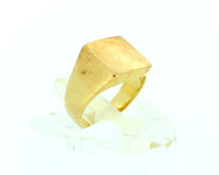 １８金印台指輪の買取