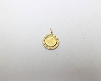 K18/K24ツバルホース1/25コイン付きペンダントトップ買取