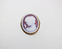 ストーンカメオK18ブローチ買取