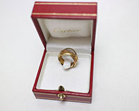 カルティエK18トリニティ指輪買取