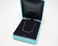 ティファニーK18WGTスマイルネックレス買取