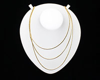 K18三連ネックレス買取