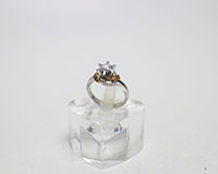 K18/Pt900立爪指輪買取