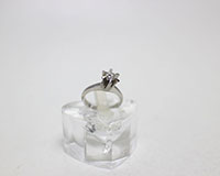 Pt900立爪指輪&nbsp;鑑別書付き買取