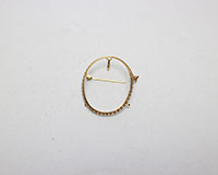 K18ブローチ枠のみ買取